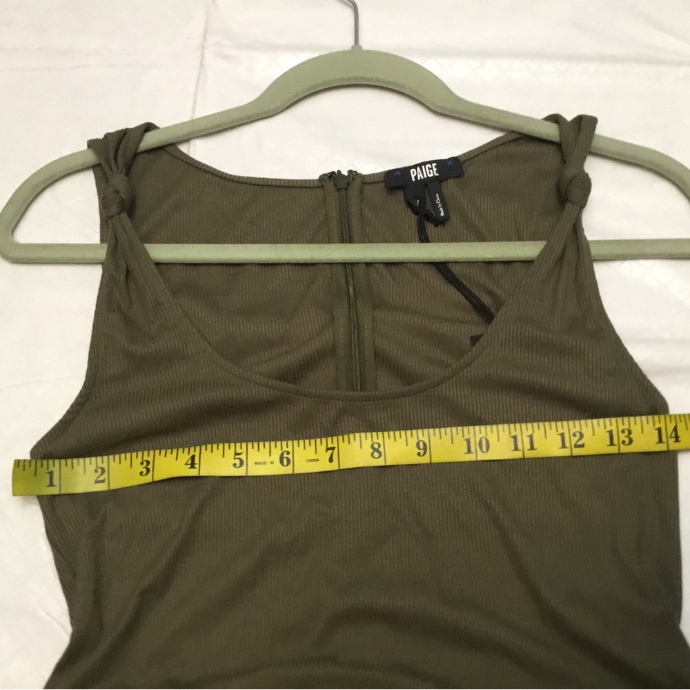 PAIGE Olive Backless Maxi Dress - Picture 6 of 16